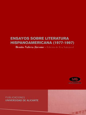 cover image of Ensayos sobre literatura hispanoamericana (1977-1997)